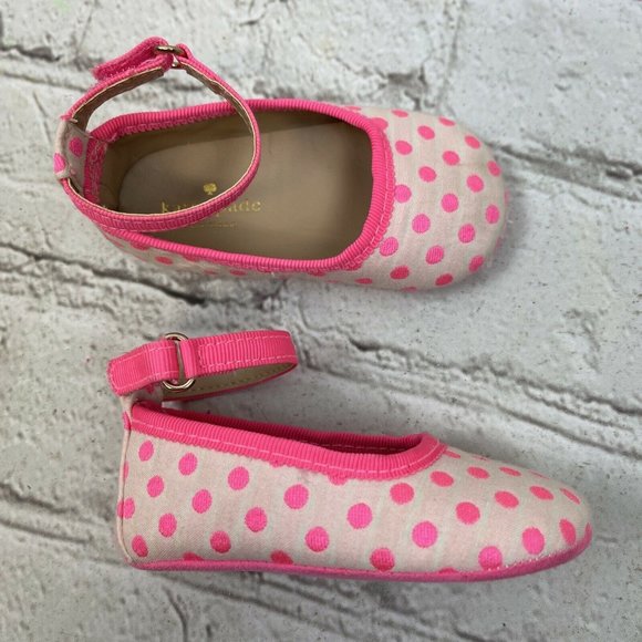 kate spade Other - Kate Spade New York Baby Polka Dot Mary Jane Shoes Infant 6 M-9M